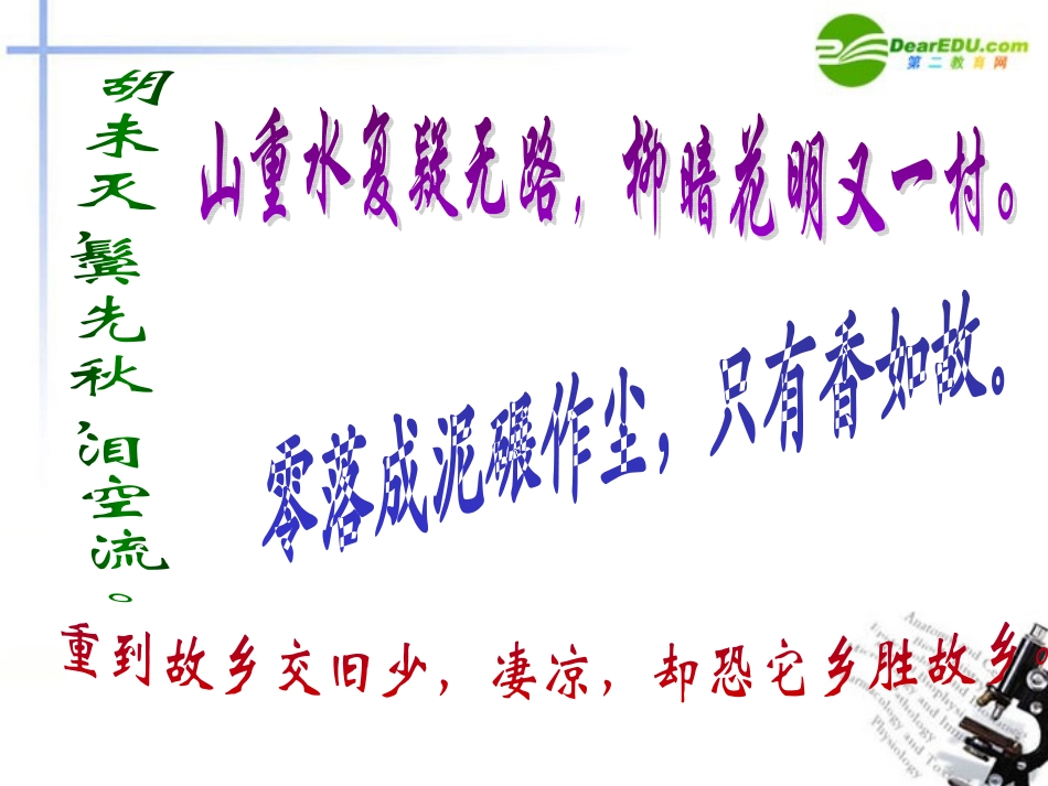 高中语文(书愤)课件2 沪教版第二册 课件_第3页