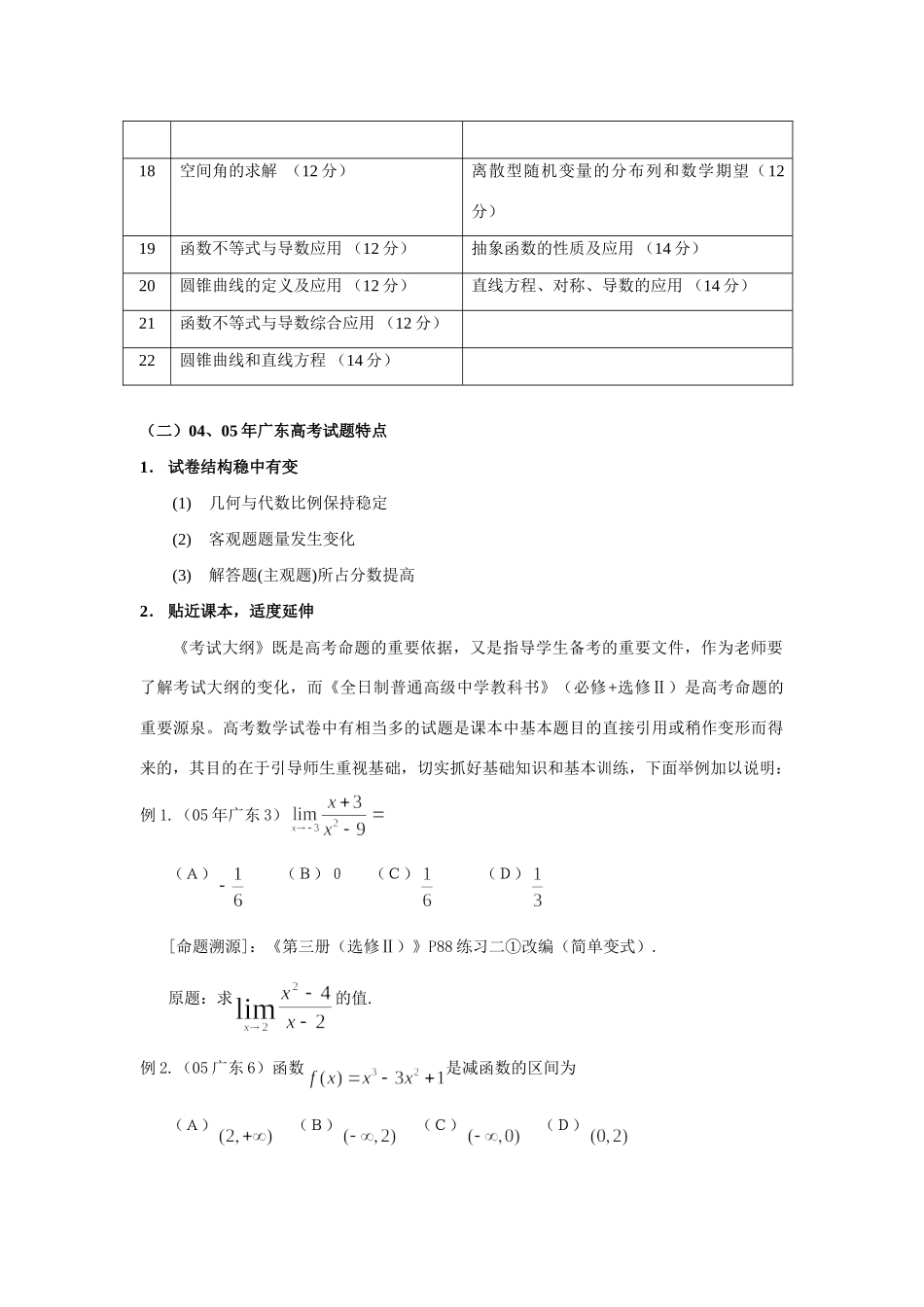 高三数学复习备考建议 高考复习总结暨高三复习建议[整理五套]含课件 人教版 高考复习总结暨高三复习建议[整理五套]含课件 人教版_第2页