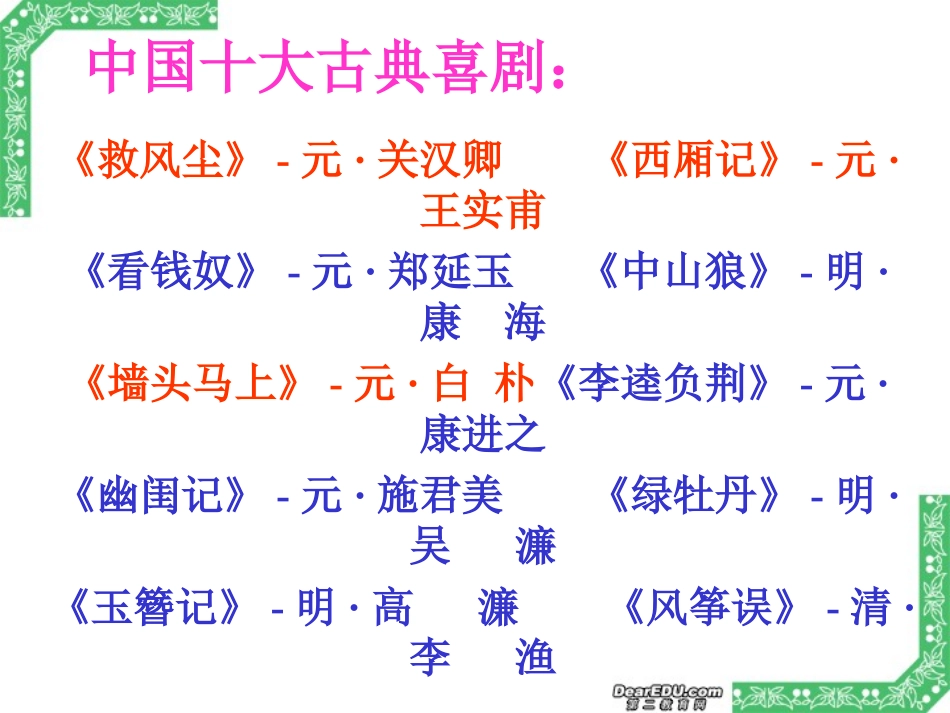 高中语文窦娥冤课件1 人教版 课件_第3页