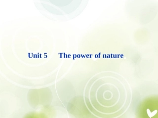 高中英语 Unit5 教材背景链接精品课件 新人教版选修6 课件