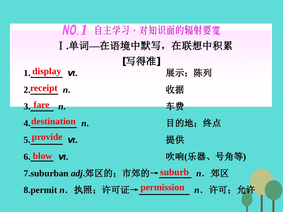 版高考英语大一轮复习 Module 2 Traffic Jam课件 外研版必修4 课件_第3页