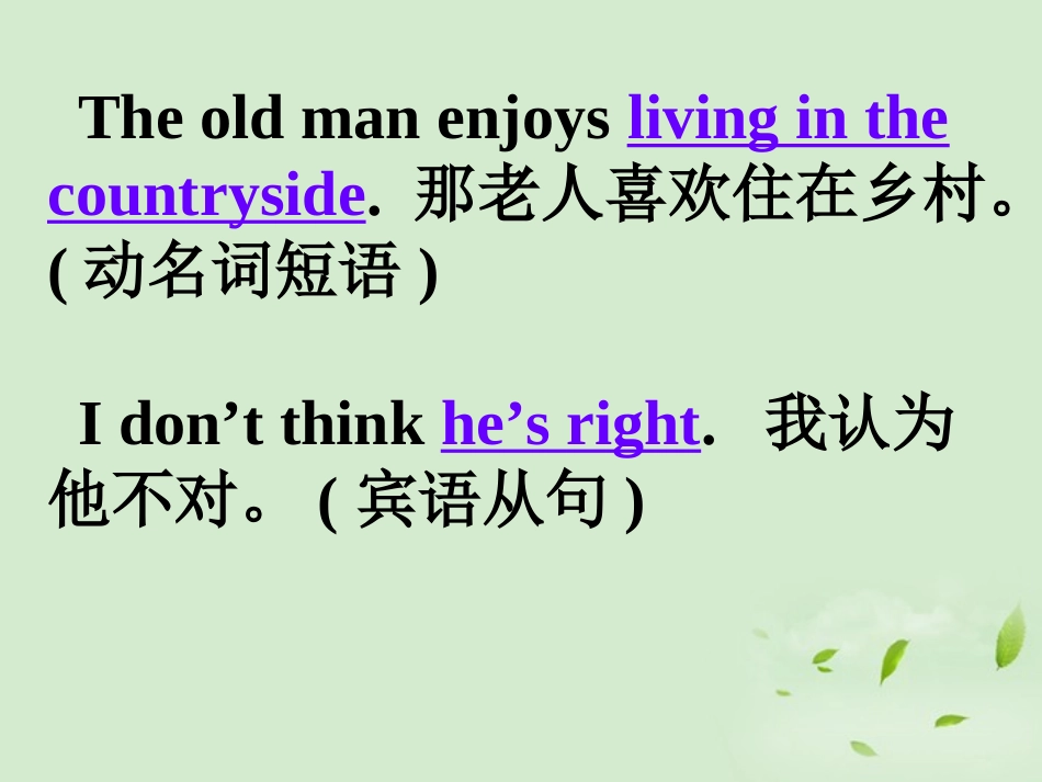 高考英语第一轮复习之写作技能提升 基本句型三 主语及物动词宾语课件_第3页