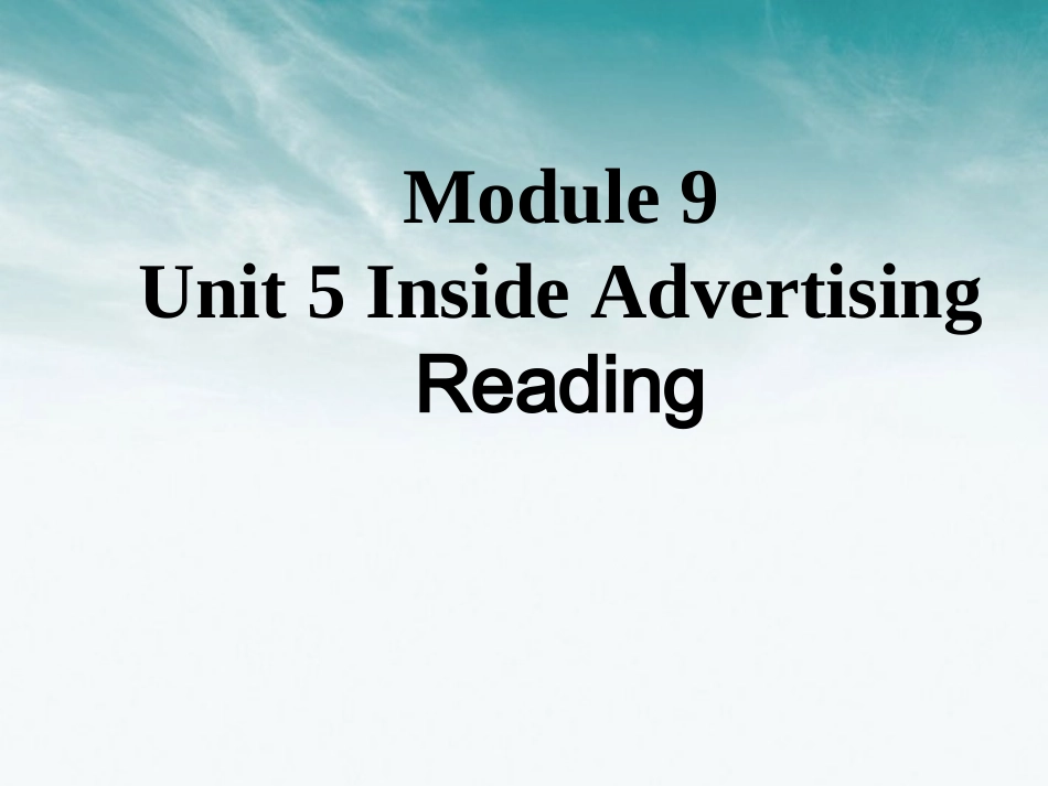 高中英语 Unit5(Enjoying novels)Reading课件(2) 新人教版选修10 课件_第1页