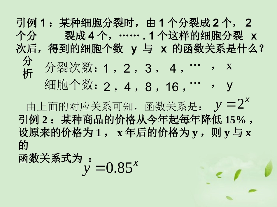 高中数学 312(指数函数) 课件三 新人教B版必修1 课件_第2页