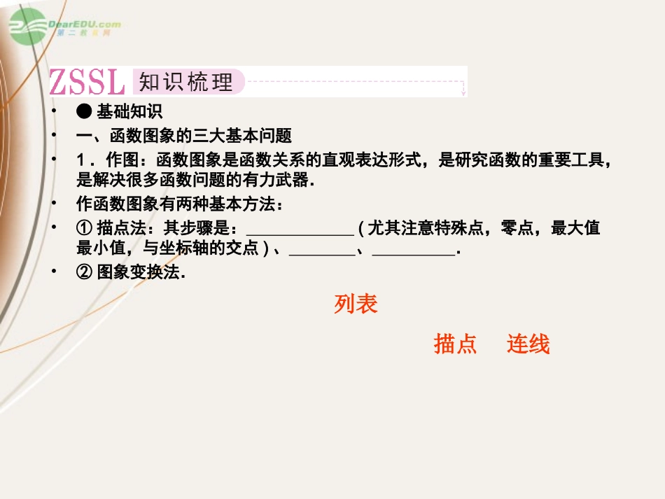 高一数学(28 函数的图像)课件_第2页