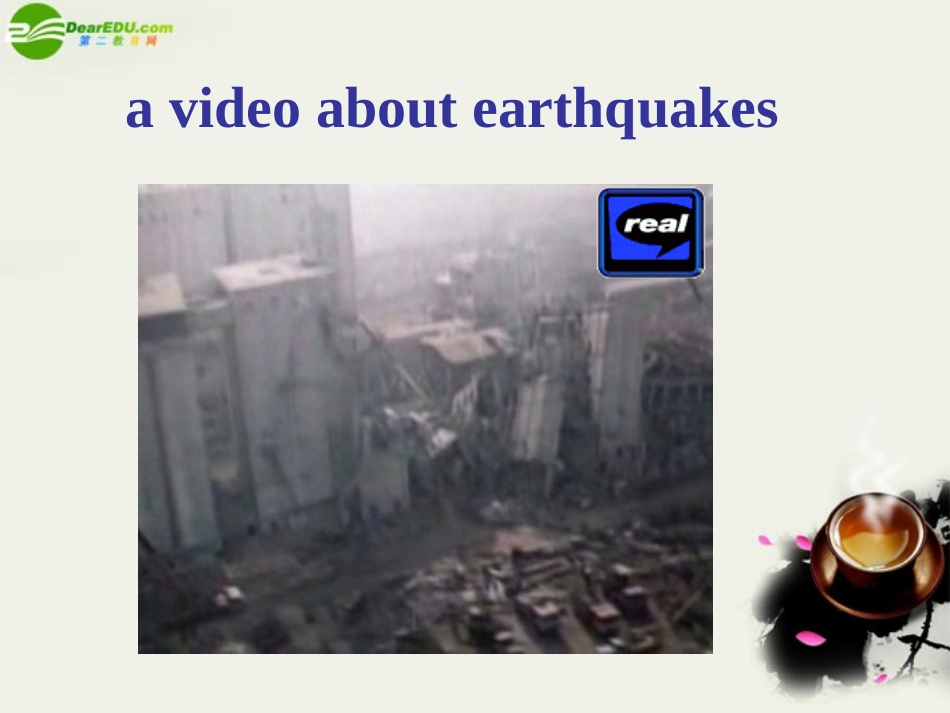 高一英语 Unit4 Earthquake Workbook课件 人教版大纲 课件_第2页