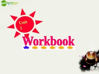 高一英语 Unit4 Earthquake Workbook课件 人教版大纲 课件