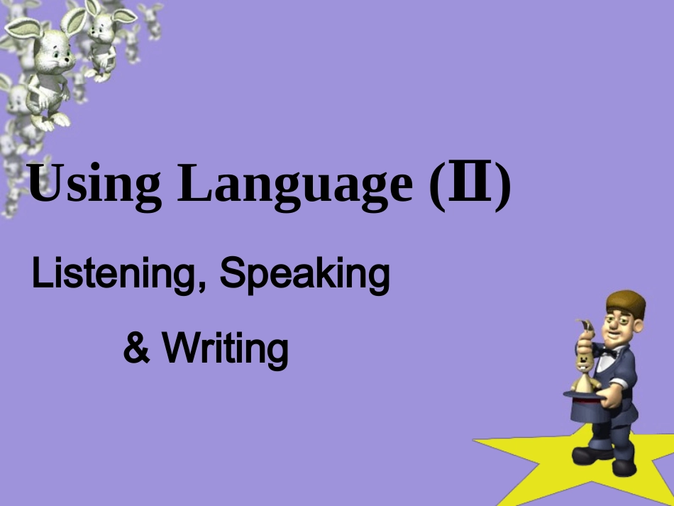 高中英语Unit2 The United Kingdom-listening&speaking课件 新课标 人教版 必修5 课件_第1页