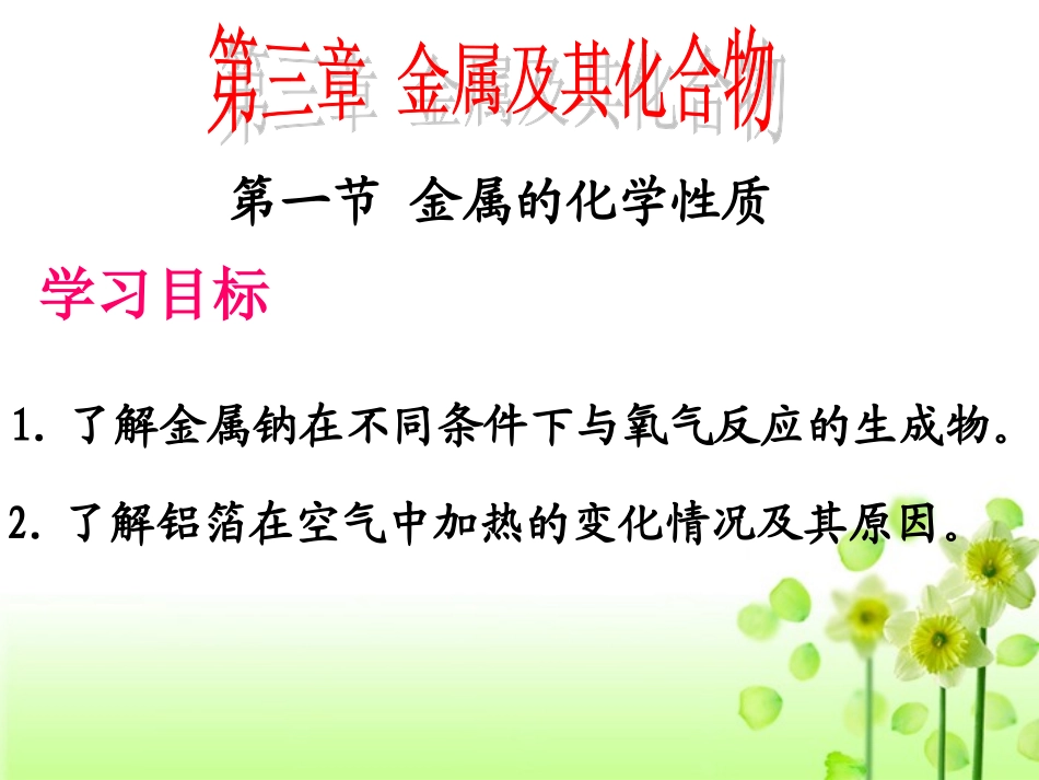 第一节金属的化学性质_第1页