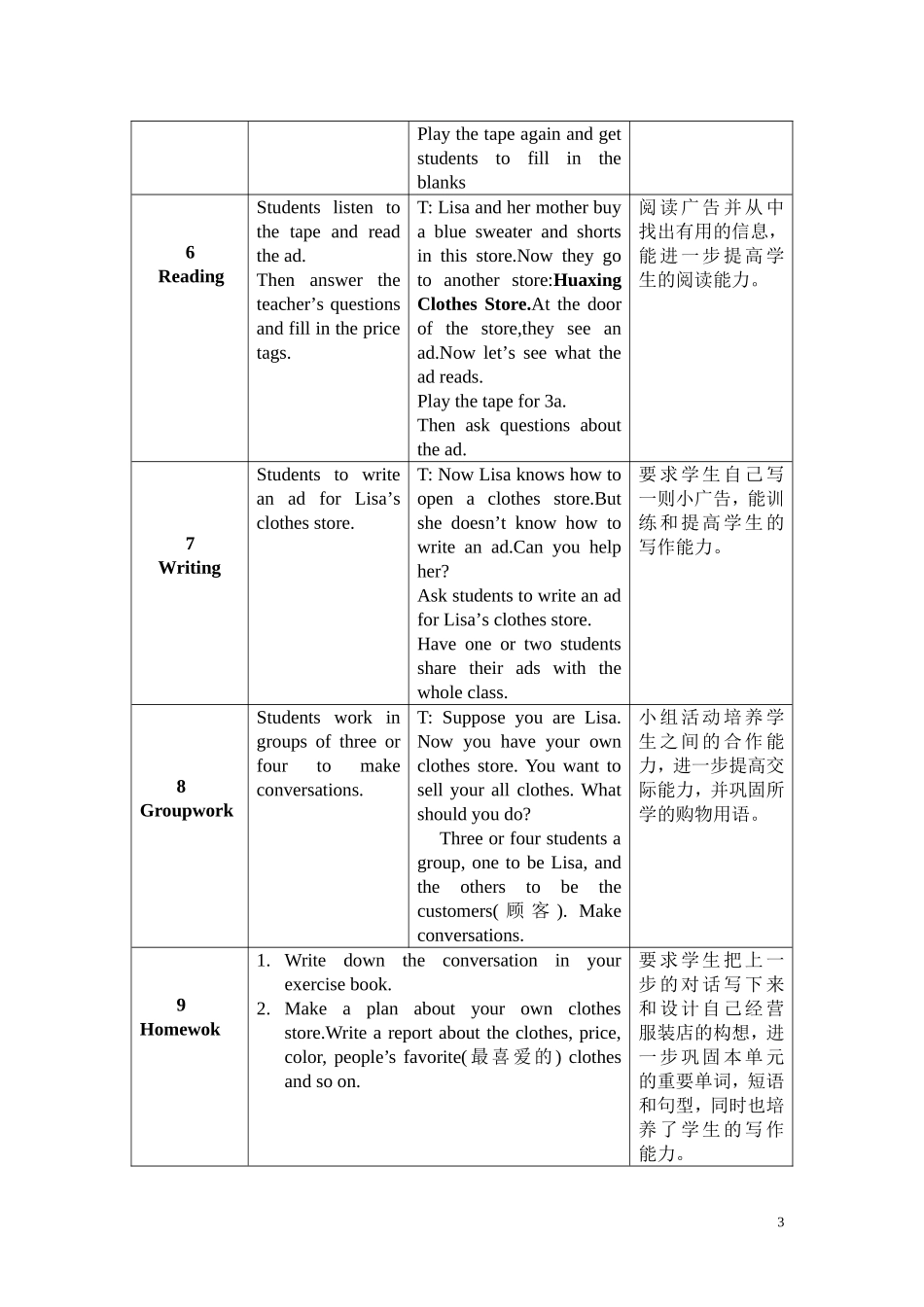 七年级Unit7HowmucharethesepantsSectionB1a-4_第3页