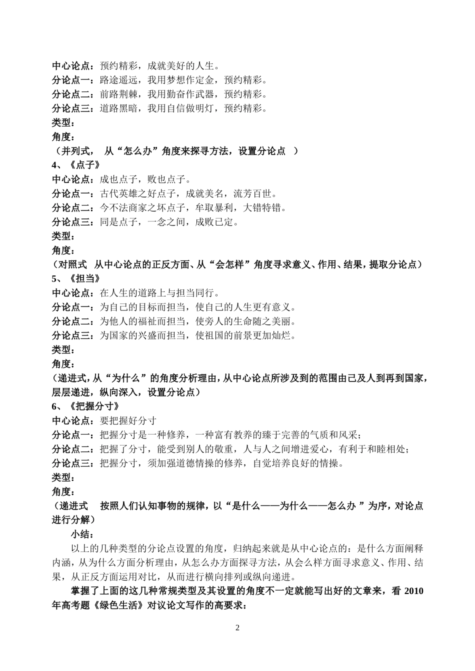 议论文论点的分解_第2页