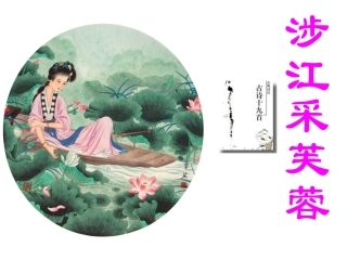 人教版语文必修二课件：涉江采芙蓉（共22张PPT）