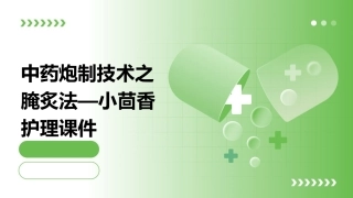 中药炮制技术之腌炙法—小茴香护理课件