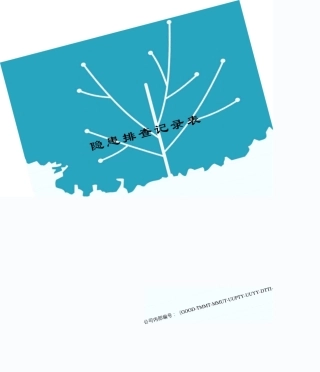 隐患排查记录表