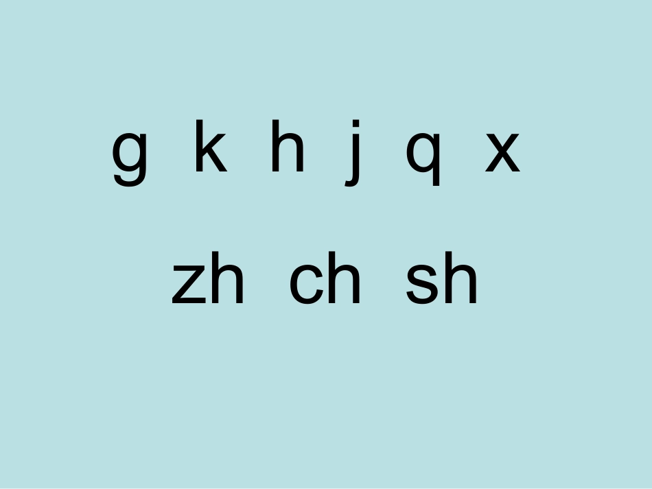 一年级汉语拼音复习二_第2页