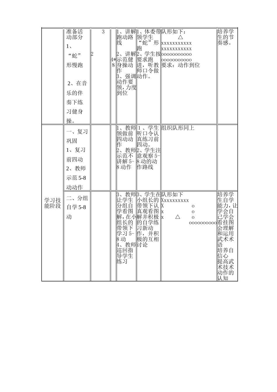 八年级健身拳教案_第2页