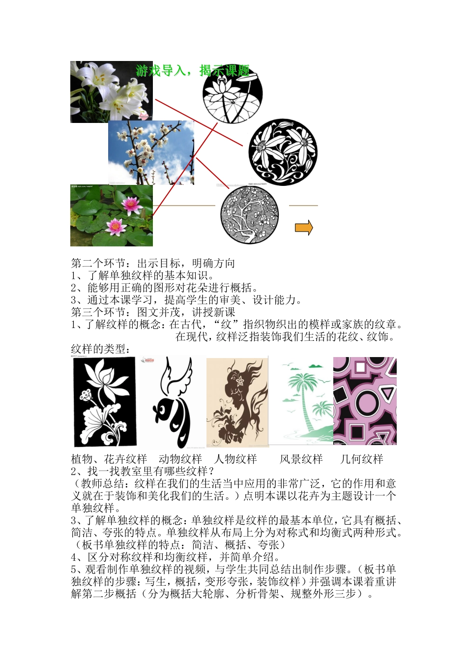 美丽的纹样说课稿(1)_第2页