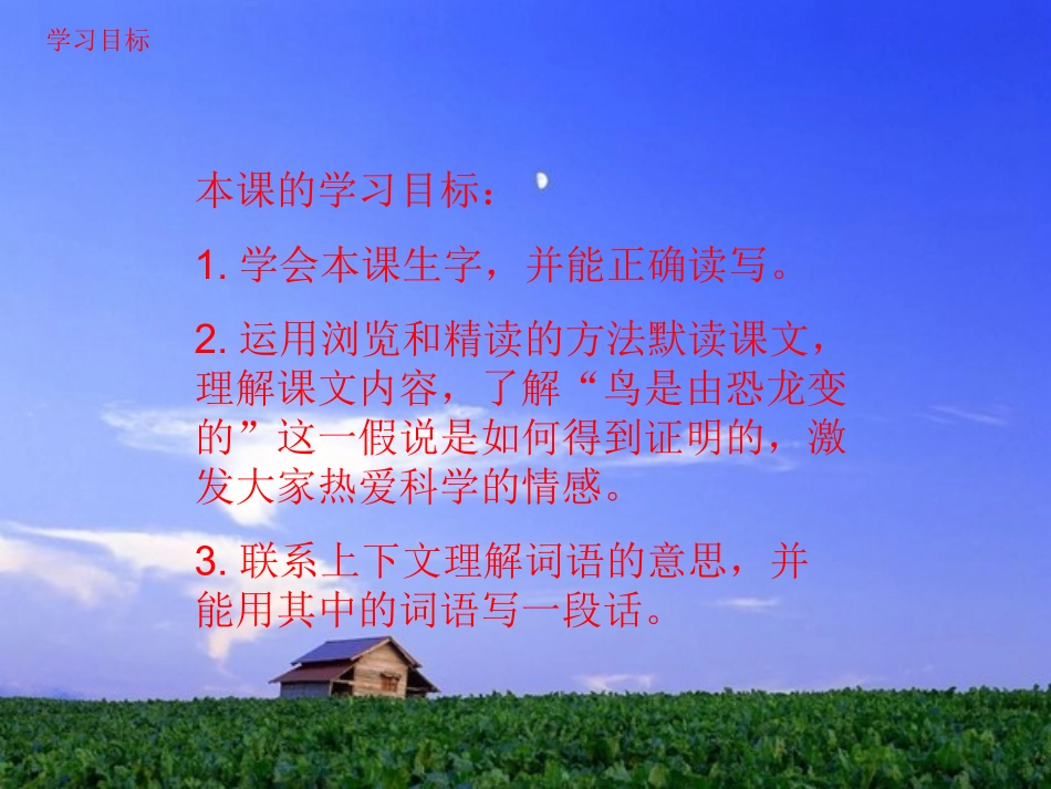 《恐龙在我们头上飞》教学课件_第2页