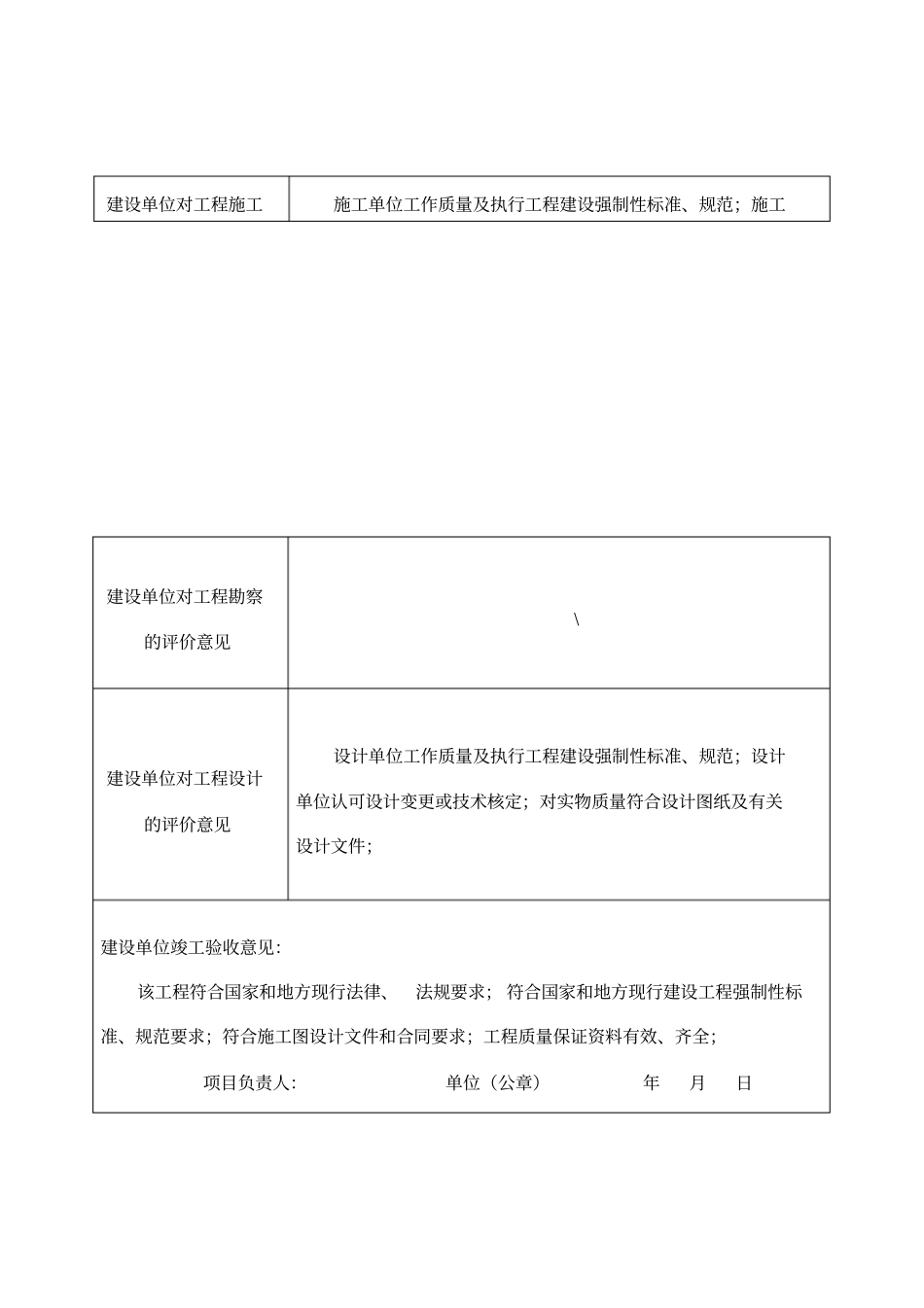内蒙古建设工程竣工验收报告_第3页