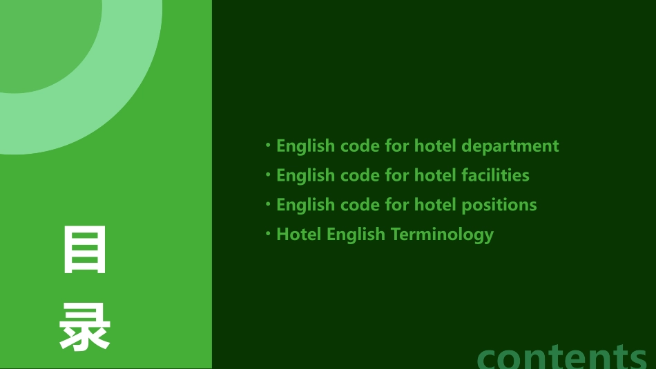 酒店英文代码课件_第2页