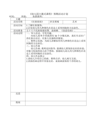 绘画：壮族娃娃