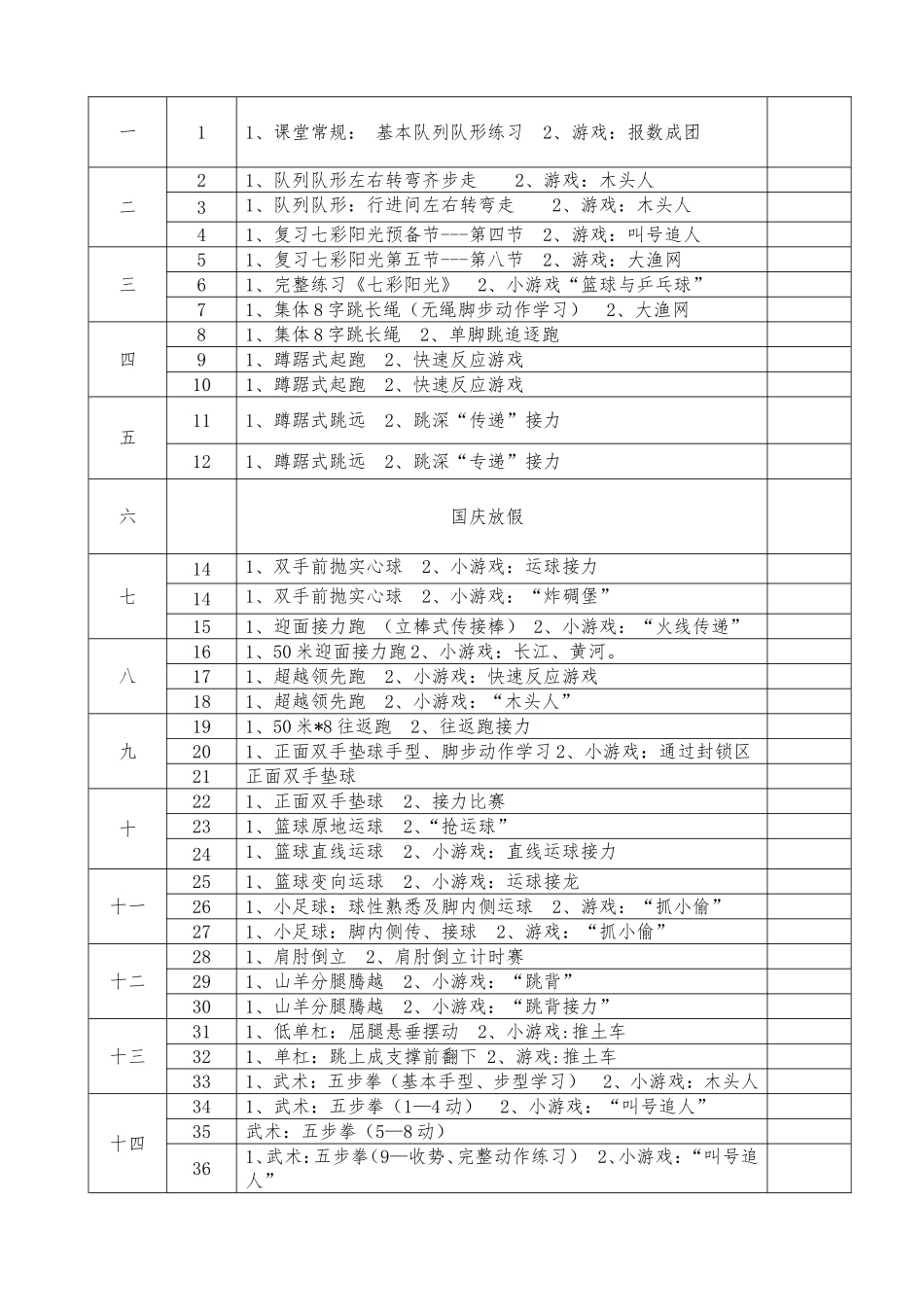 张欣六年级体育教案_第3页