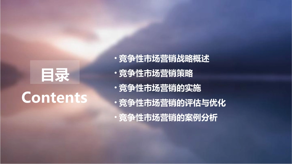 竞争性市场营销战略通用课件_第2页