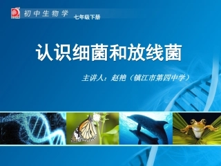 认识细菌和放线菌-教学课件