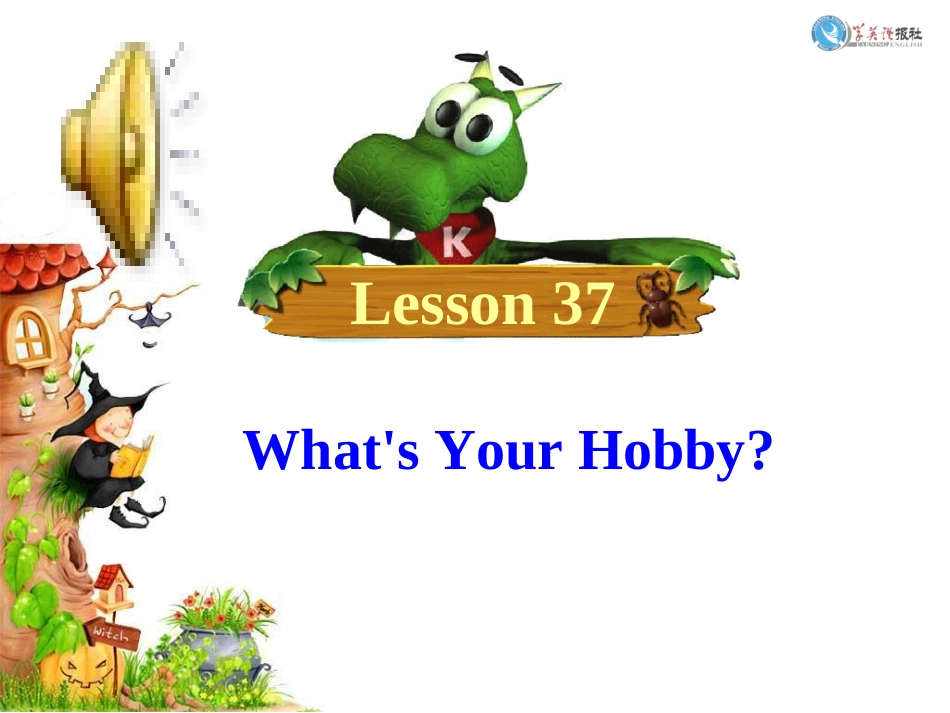 新冀教版八年级lesson37What's_yourhobby_第1页