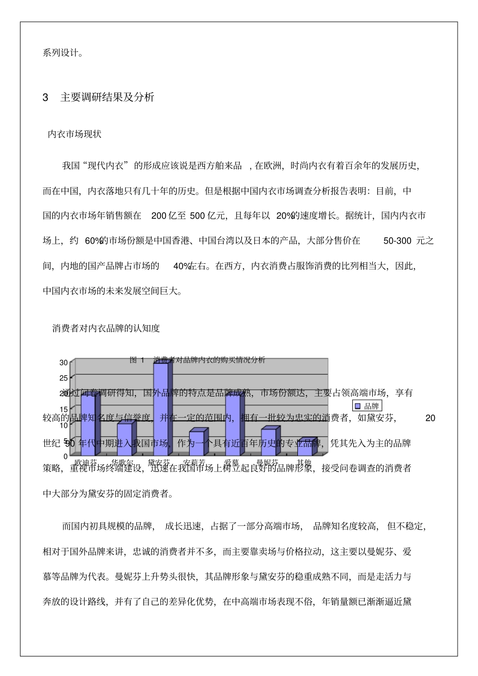内衣行业调研报告_第3页