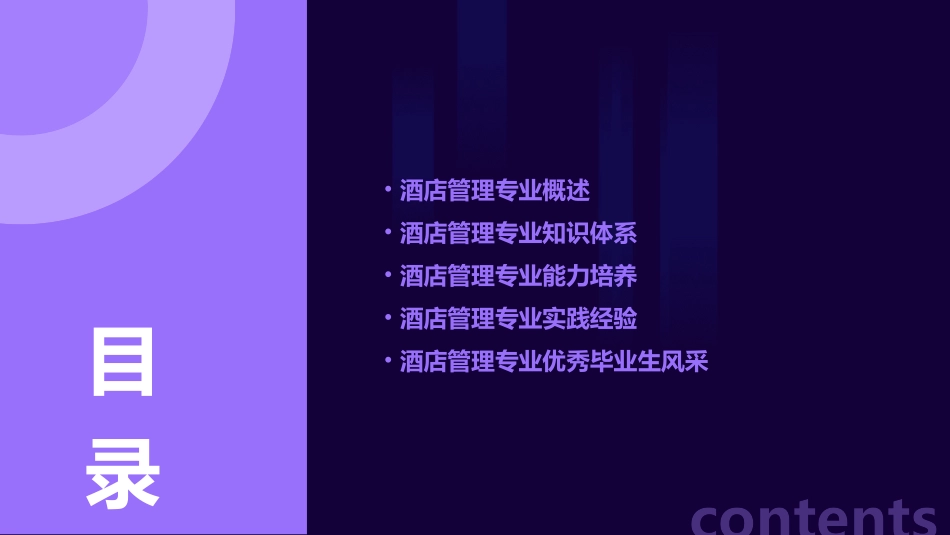 酒店管理专业风采展示课件_第2页