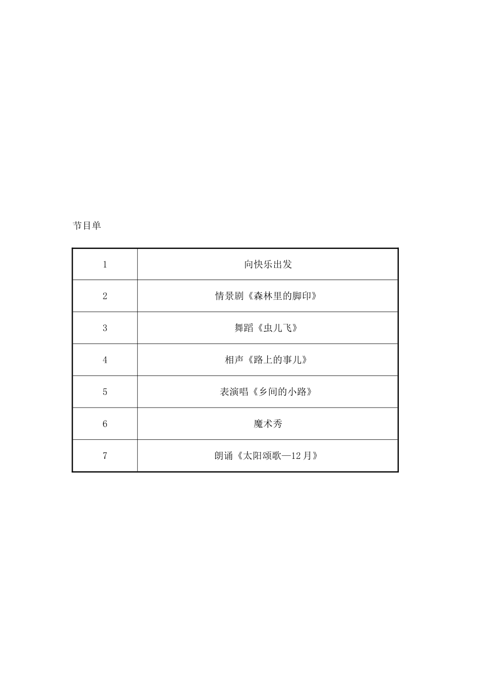 欢乐的森林聚会中队活动方1_第3页