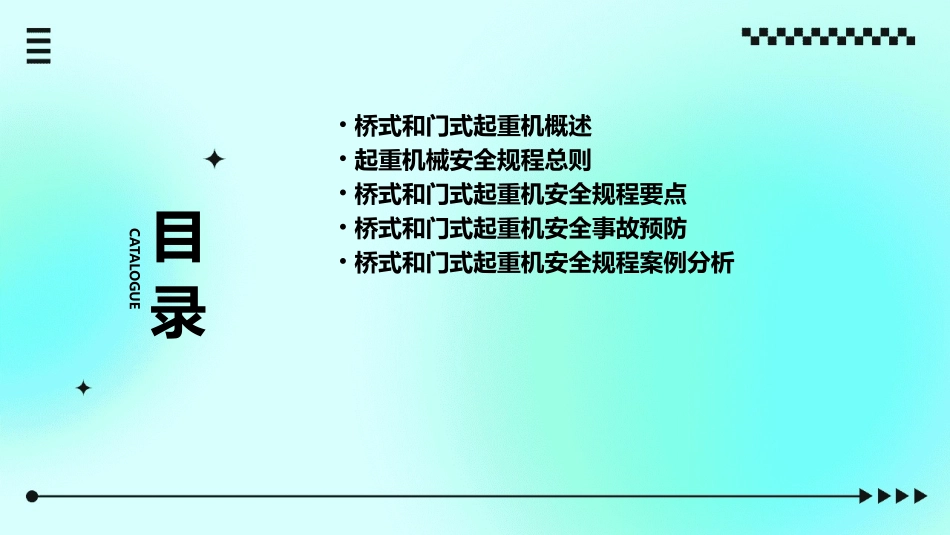 起重机械安全规程(第五部分桥式和门式起重机)课件_第2页