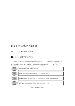 内部审计业务风险与业务流程