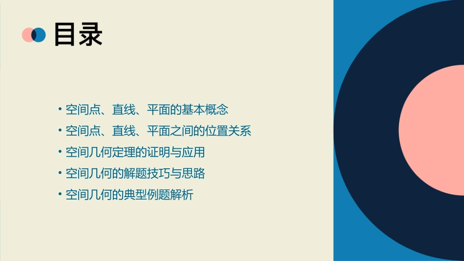 空间点直线平面之间的位置关系(复习课)课件_第2页