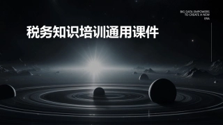 税务知识培训通用课件