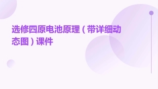 选修四原电池原理(带详细动态图)课件