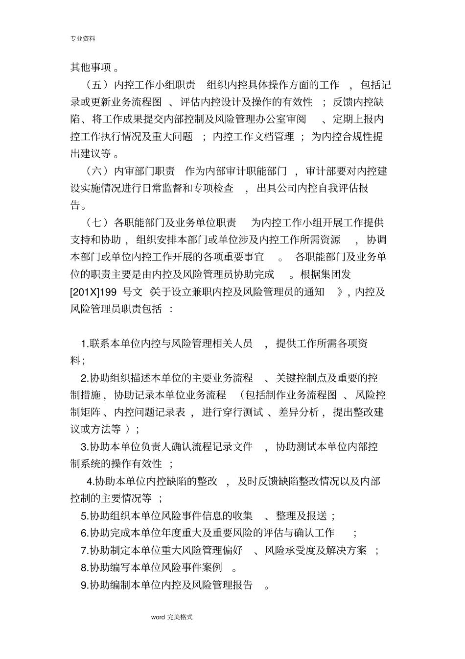 内部控制实施方案报告书_第2页