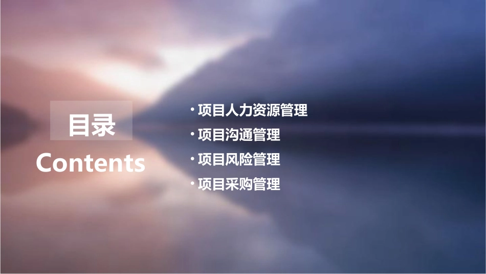 项目管理的九大知识体系课件_第3页