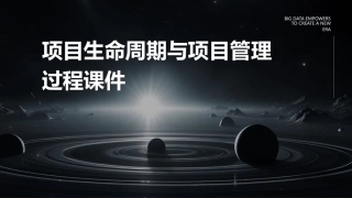 项目生命周期与项目管理过程课件
