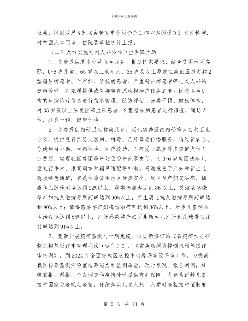 卫计扶贫工作计划范本与印业有限公司2024年工作计划汇编_第2页