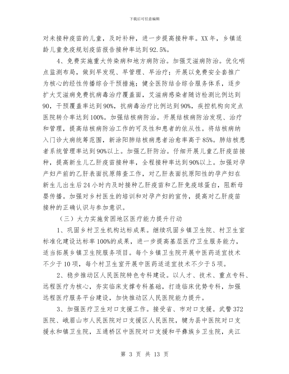 卫计扶贫工作计划范本与印业有限公司2024年工作计划汇编_第3页