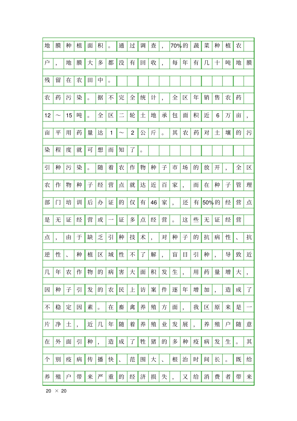 农业污染现状调研报告精品工作报告_第2页