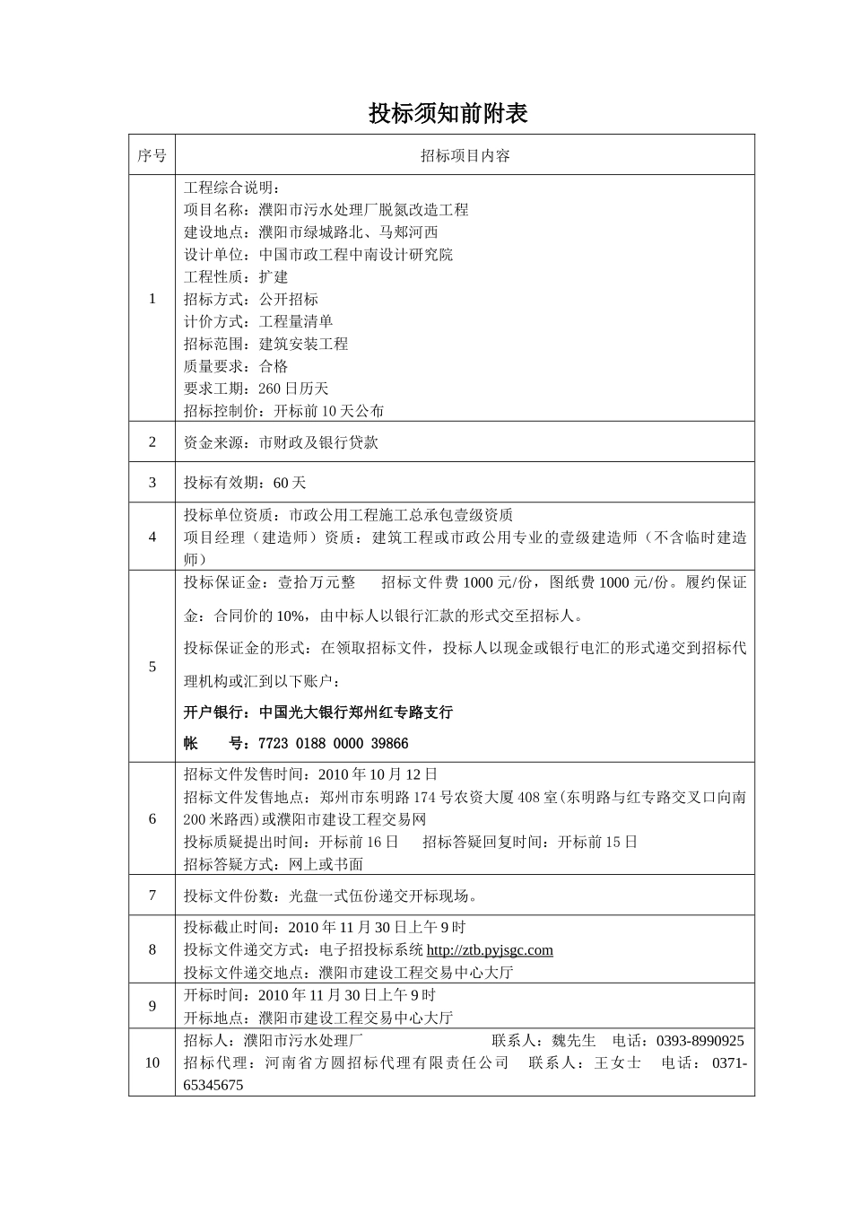 濮阳市污水处理厂脱氮改造工程-11。9WAN_第3页