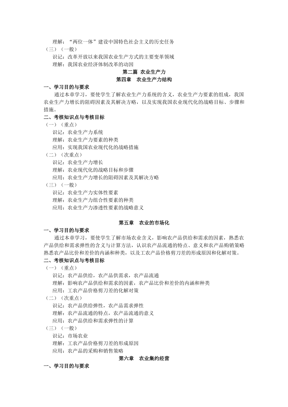 农业经济学课程介绍_第3页