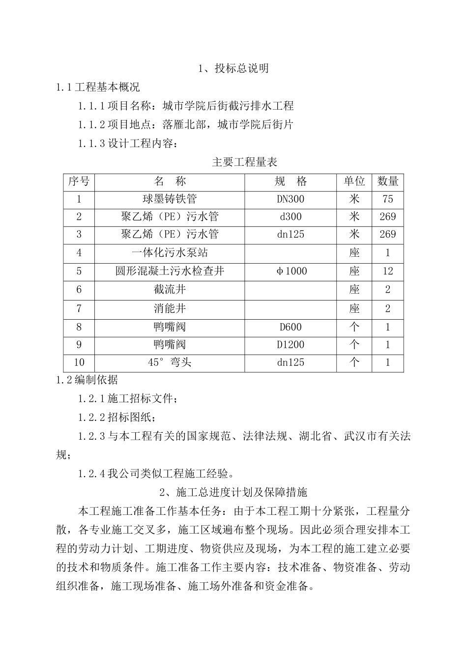 某工程建设施工组织设计方案(DOC 77页)_第2页