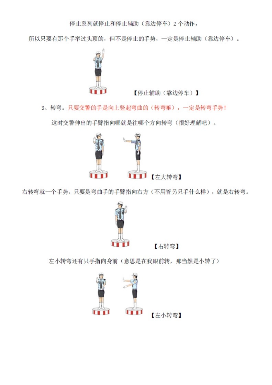XXXX-XXXX年全国最新最全交通标志大全-交警手势大全图解_第2页