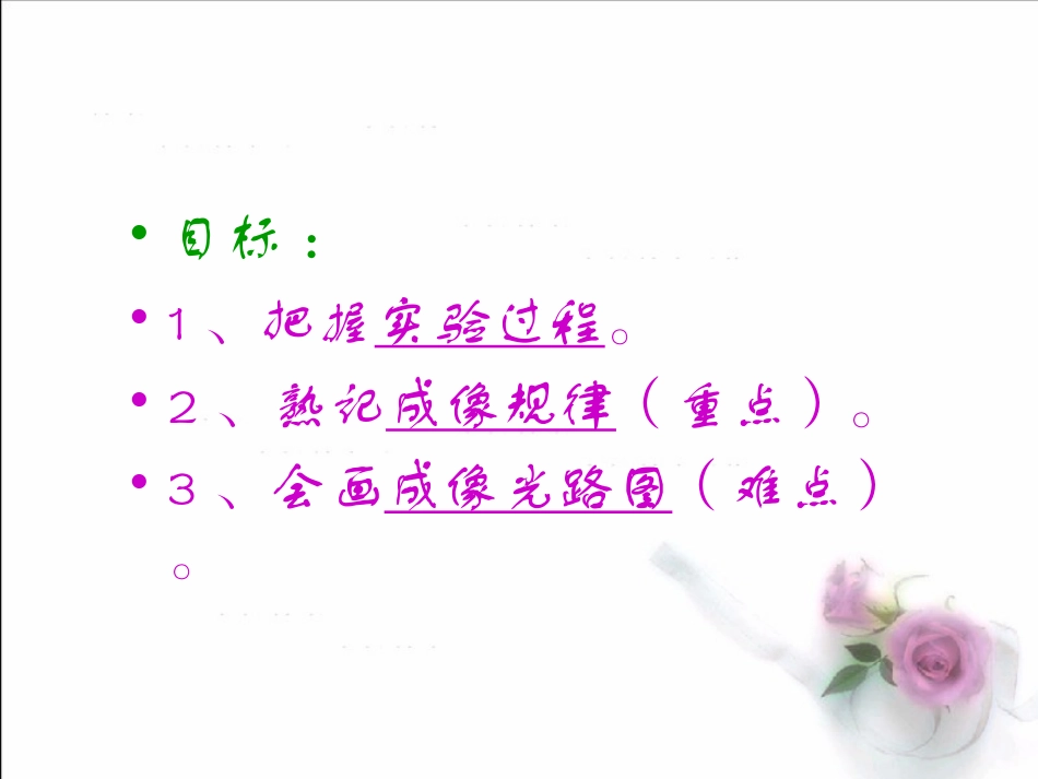 探究凸透镜成像课件_第2页