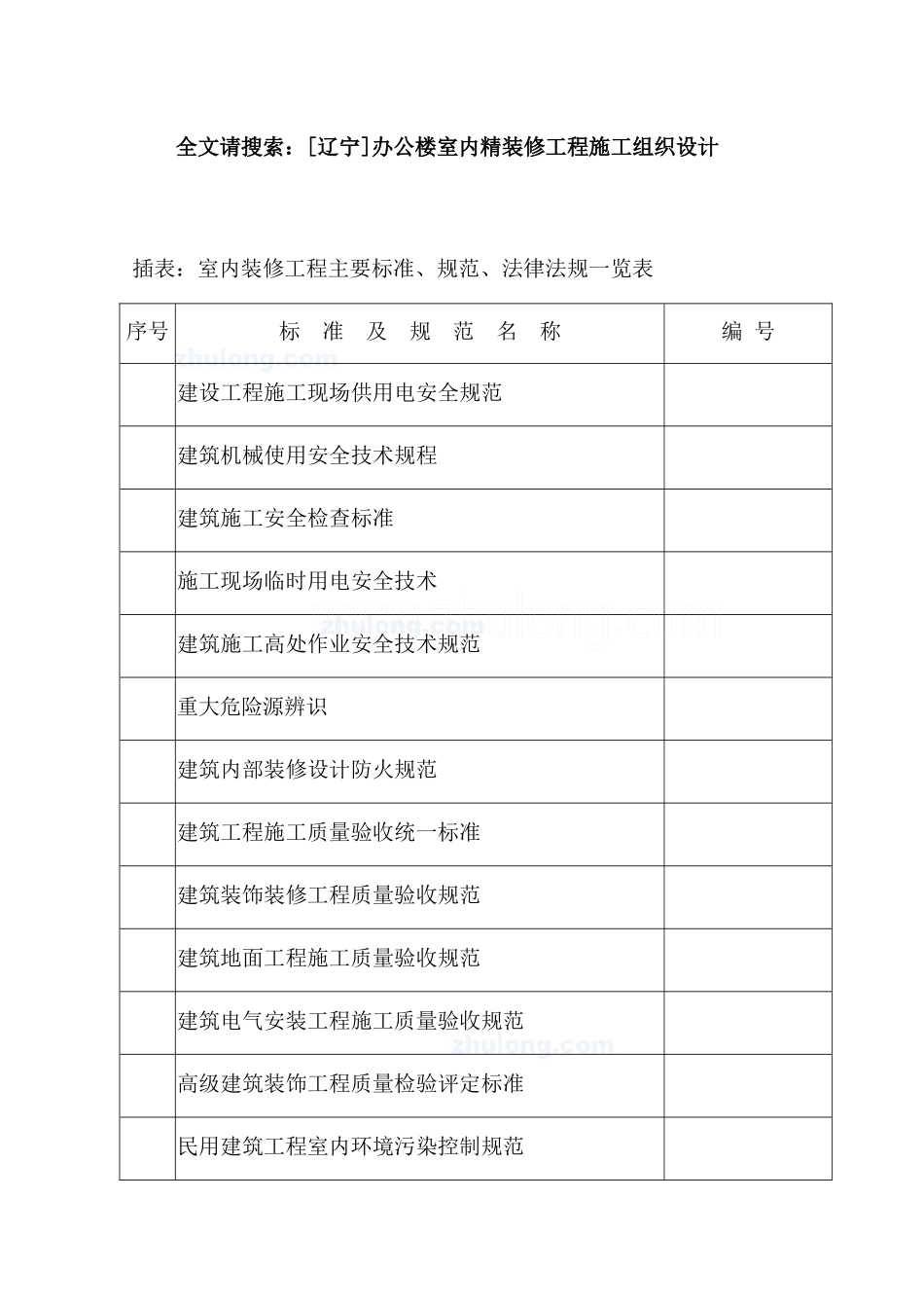 [辽宁]办公楼室内精装修工程施工组织设计_第2页
