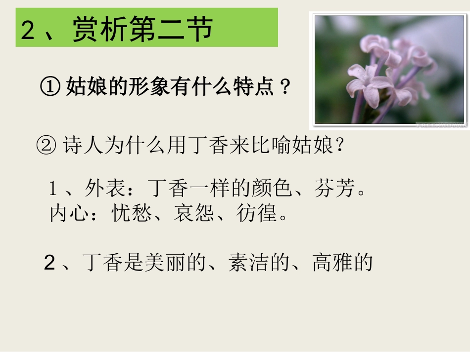 《雨巷》PPT课件_第3页